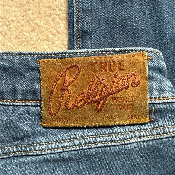 True Religion World Tour Made in Italy Jeans Vintage RARE FIND - Picture 6 of 6